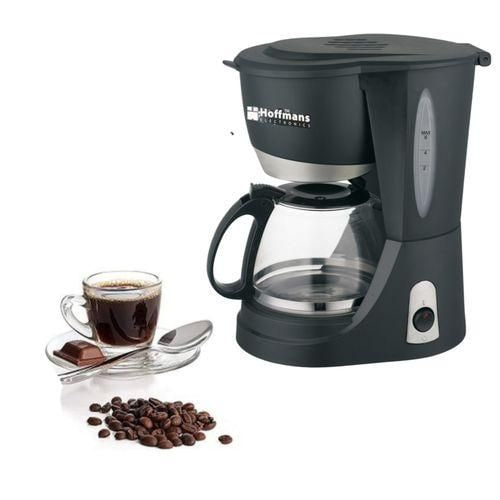 Hoffmans 6 Cups Electric Coffee Maker - Black